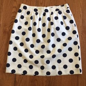 Cute and fun J. Crew Polka Dot skirt